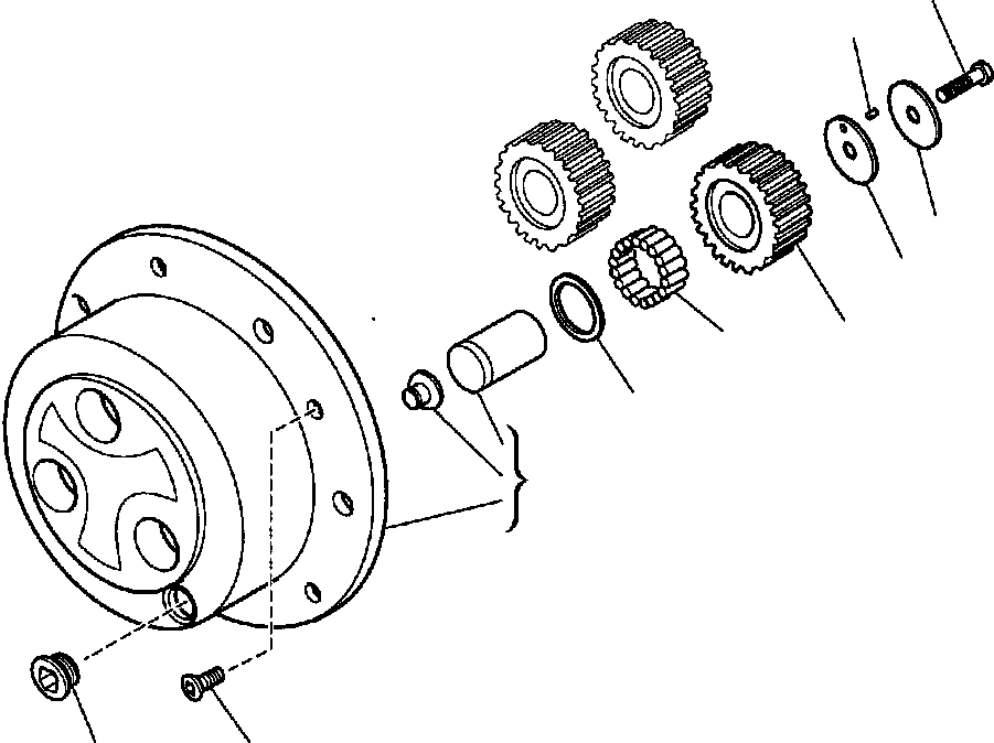 Part |$22. FRONT AXLE - PLANETARY CARRIER [F3430-02A0]