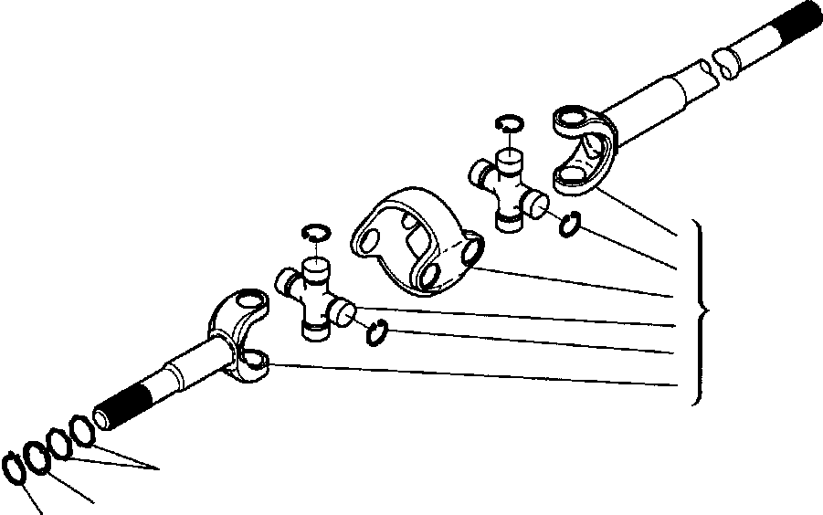 Part |$27. REAR AXLE - DOUBLE JOINT [F3471-01A0]