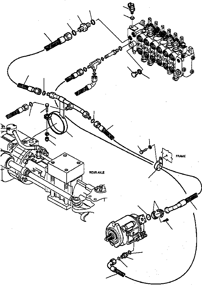 Part |$31. HYDRAULIC PIPING - DELIVERY LINE [H6510-02A0]