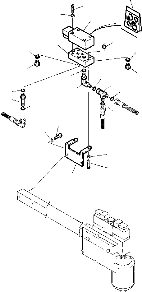 Part |$69. HYDRAULIC PIPING - RIDE CONTROL VALVE AND MOUNTING [H6905-01A0]