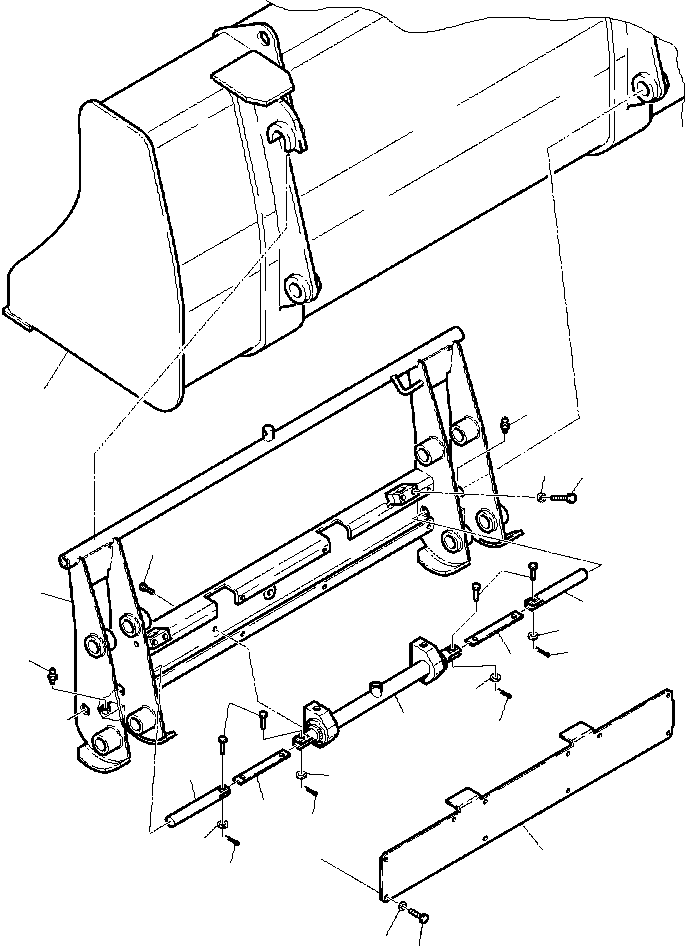 Part |$4. QUICK HYDRAULIC COUPLING FOR BUCKET [T7040-01A0]