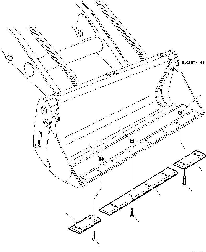 Part |$14. BLADE FOR BUCKET - 4 IN 1 [T7215-01A0]