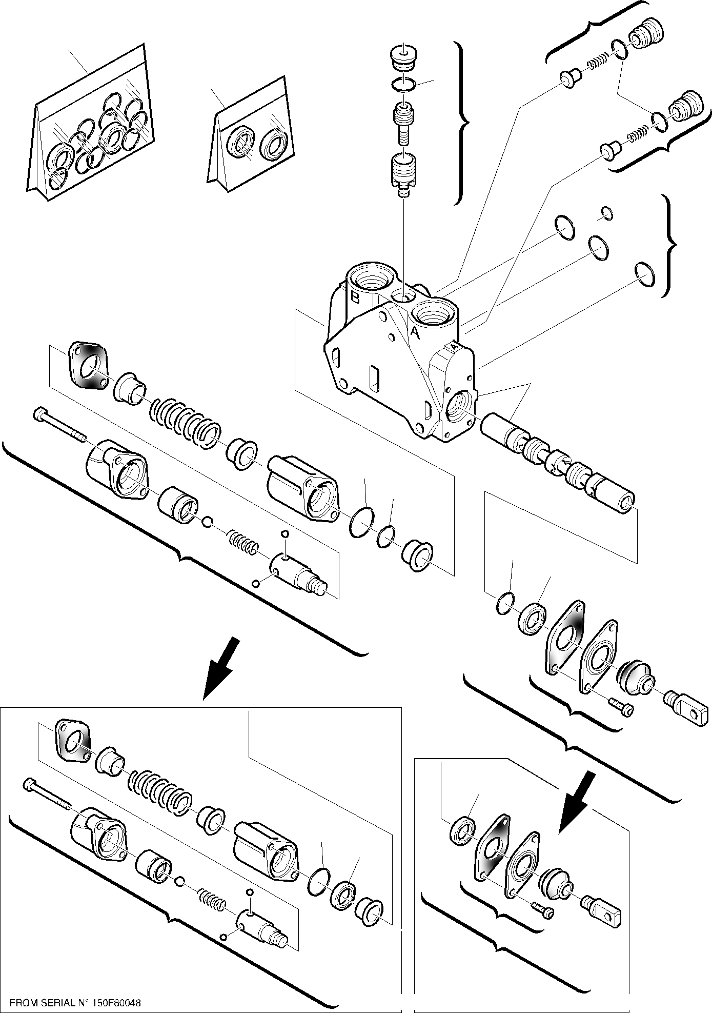 Part 7. SHOVEL CONTROL VALVE (3/4) (WHIT RETURN TO DIG) [6210]