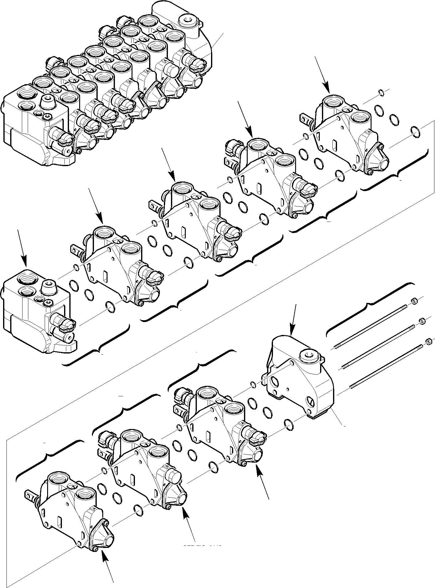 Part 22. CONTROL VALVE (7 SECTIONS) (FOR HAMMER) (1/2) [6340]