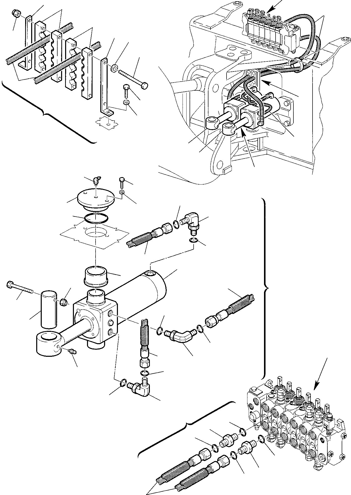 Part 53. HYDRAULIC PIPING (BOOM SWING CYLINDER LINE) [6700]