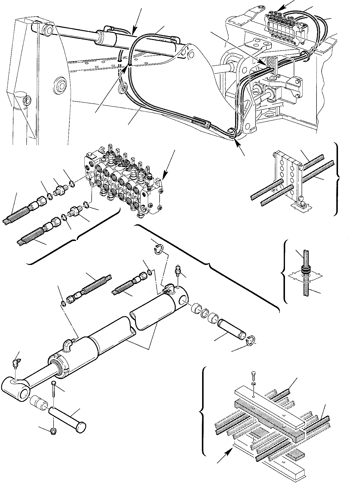 Part 56. HYDRAULIC PIPING (ARM CYLINDER LINE) [6730]