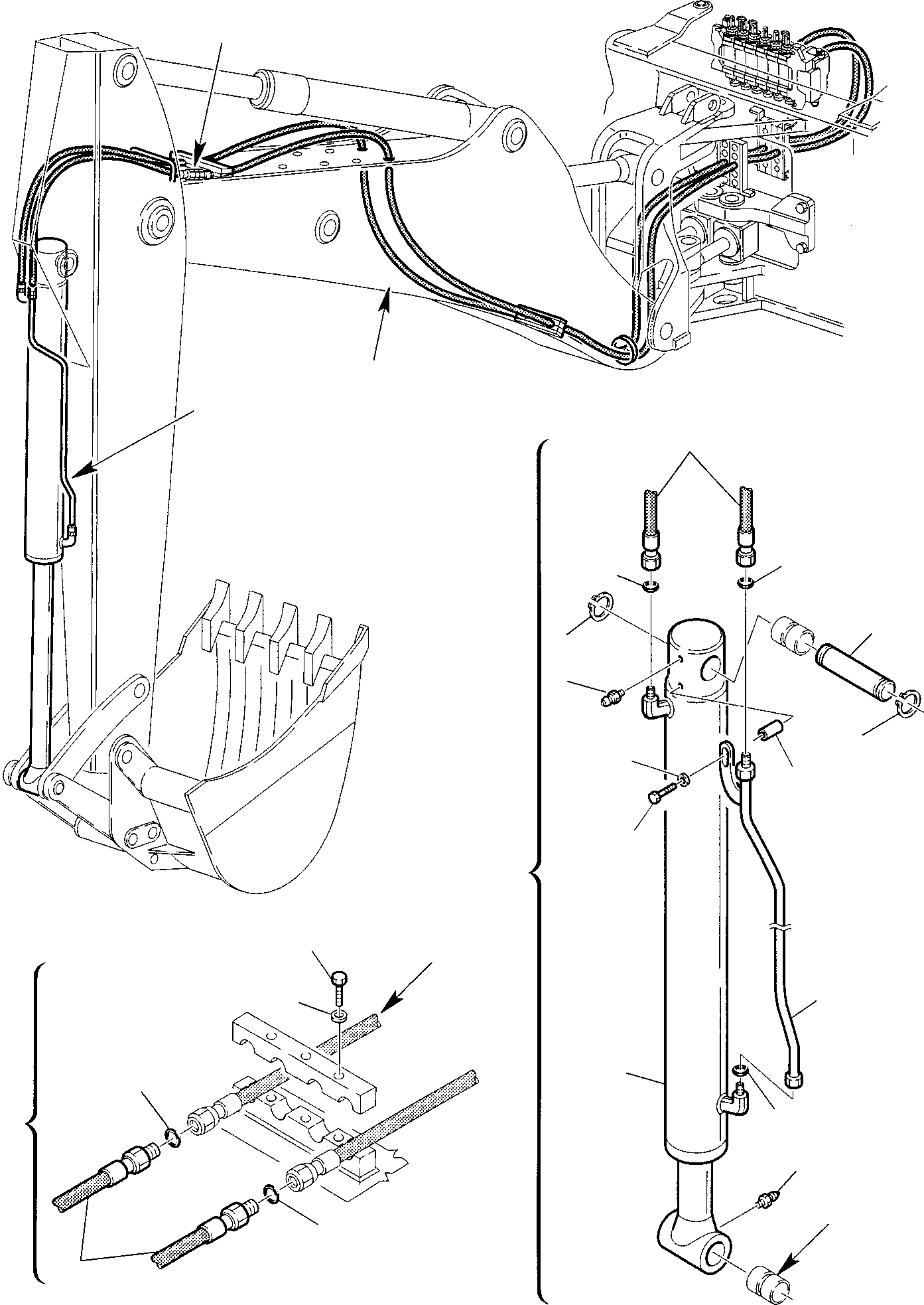 Part 59. HYDRAULIC PIPING (BUCKET CYLINDER LINE) (2/2) [6750]