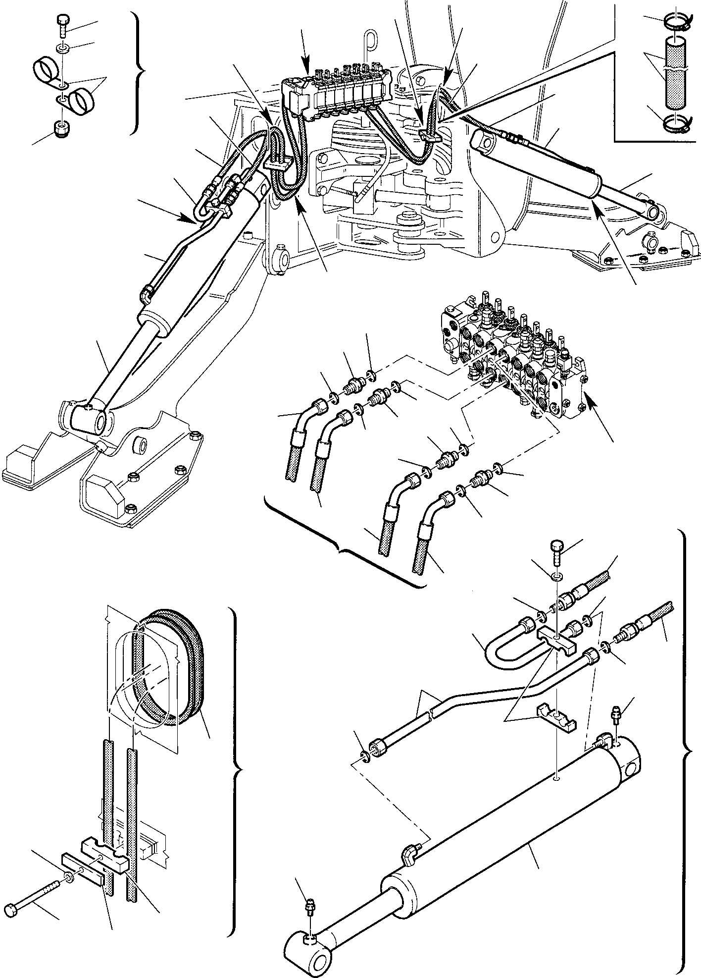 Part 62. HYDRAULIC PIPING (OUTRIGGER CYLINDER LINE) [6780]