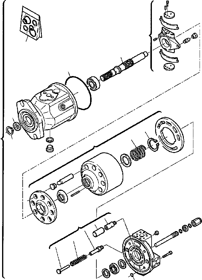 Part |$5. HYDRAULIC PUMP - MAIN ASSEMBLY [H6100-03A0]