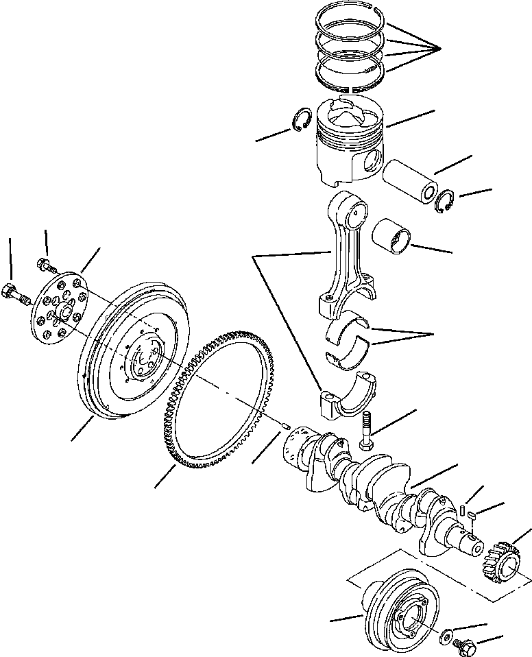 Part |$20. TIER I ENGINE - CRANKSHAFT, PISTON AND FLYWHEEL [A0114-01A0]