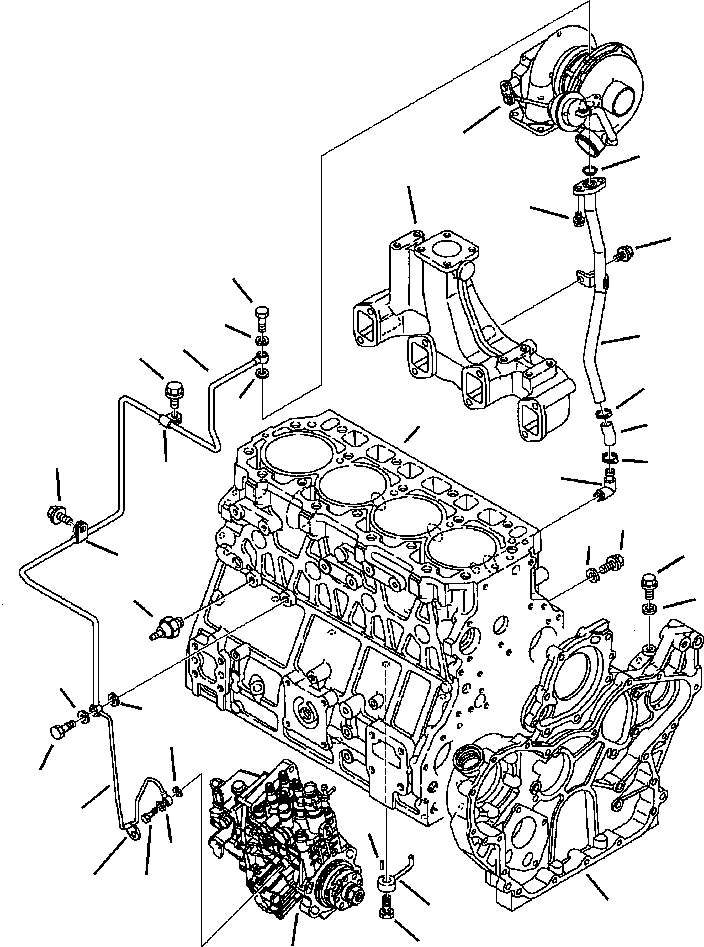 Part |$27. TIER II ENGINE - TURBO LUBE LINES [A0121-01A1]