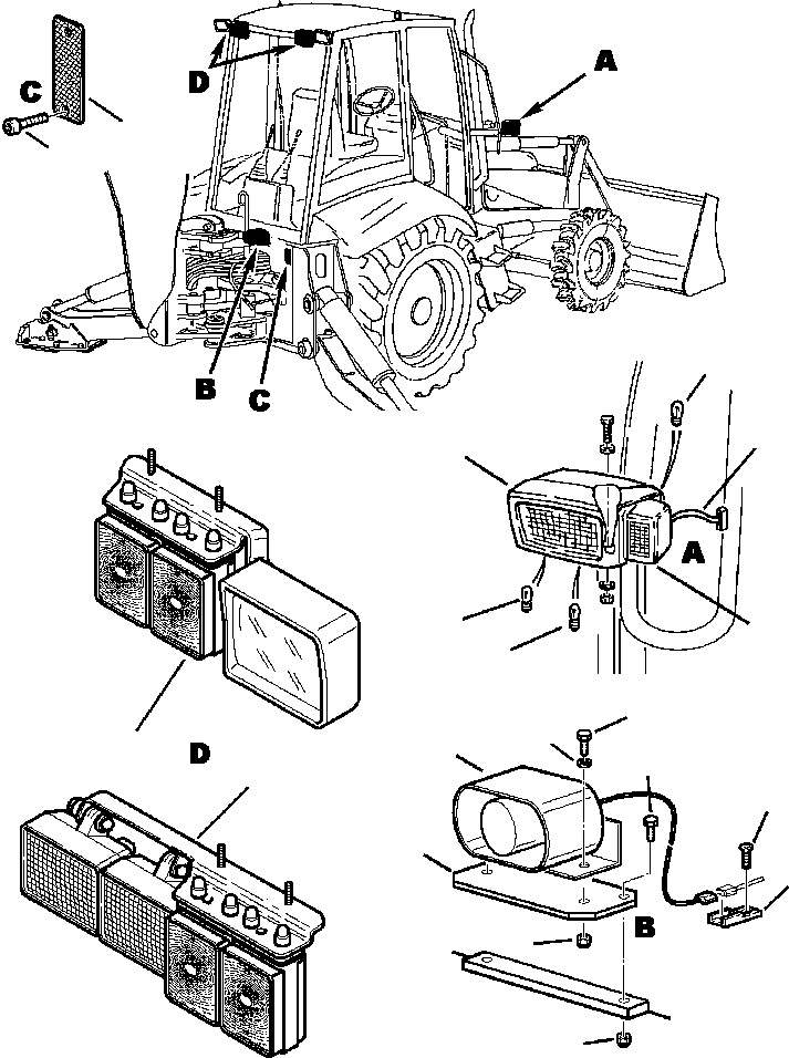 Part |$10. ELECTRICAL SYSTEM - BACK UP ALARM AND LIGHTS [E1530-01A1]