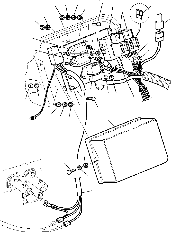 Part |$11. ELECTRICAL SYSTEM - ENGINE CONTROL BOX - TIER I [E1540-01A0]