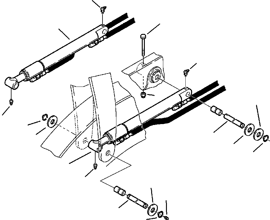 Part |$73. LOADER PIPING - BOOM CYLINDER LINES [H6610-01A1]