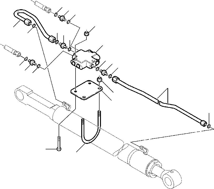 Part |$79. LOADER PIPING - BUCKET CYLINDER SAFETY VALVE [H6650-01A0]