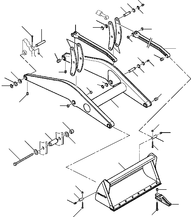 Part |$0. LOADER BOOM AND BUCKET [T1000-01A0]