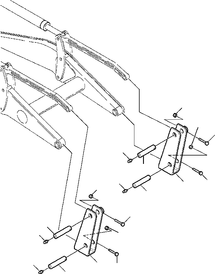 Part |$1. LOADER BOOM SAFETY BRACKET [T1005-01A0]