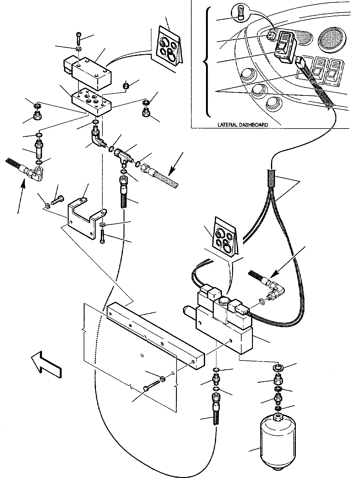 Part 65. HYDRAULIC PIPING (RIDE CONTROL) (1/2) (OPTIONAL) [6900]