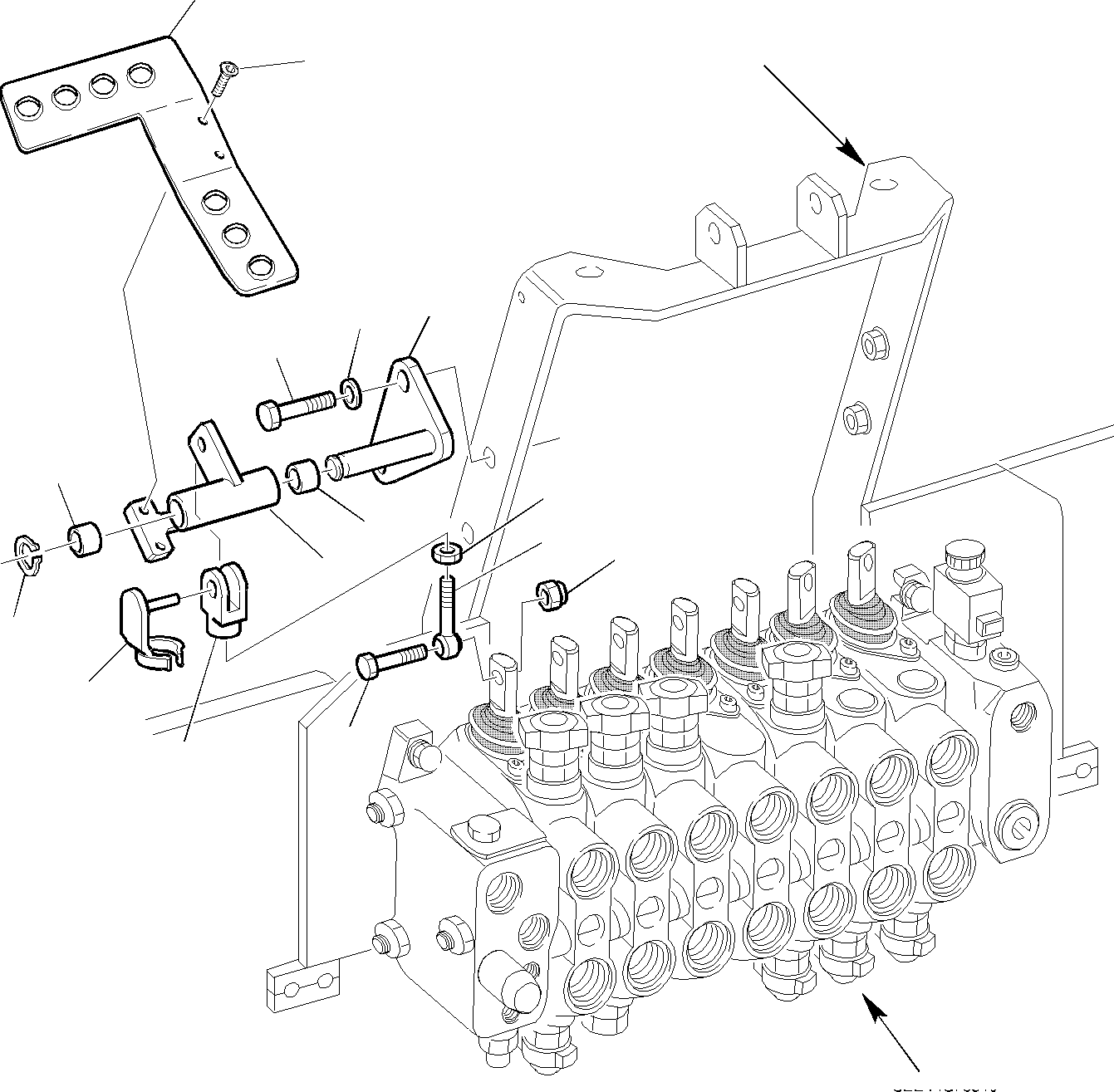 Part 10. BACKHOE CONTROL PEDAL (LEFT SIDE) [4500]