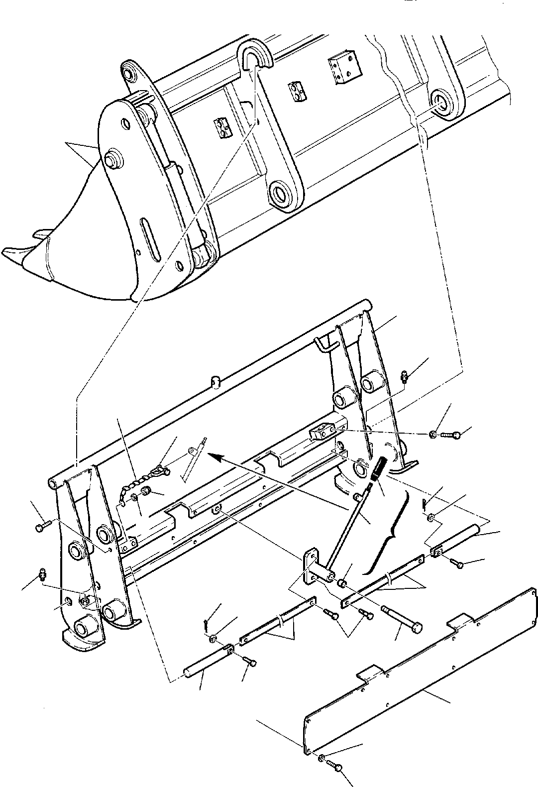 Part 12. QUICK MECHANICAL COUPLING FOR BUCKET 4 IN 1 (OPTIONAL) [7055]