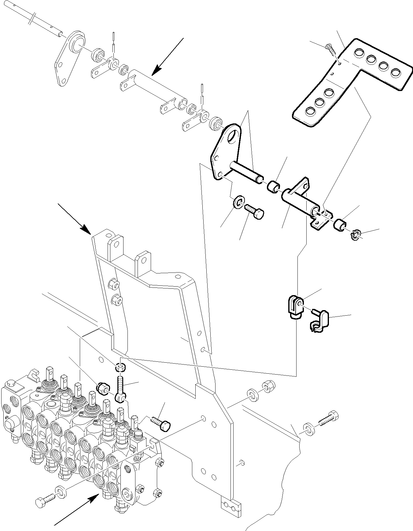 Part 13. BACKHOE CONTROL PEDAL (RIGHT SIDE) - KOMATSU LAYOUT CONTROL [4530]