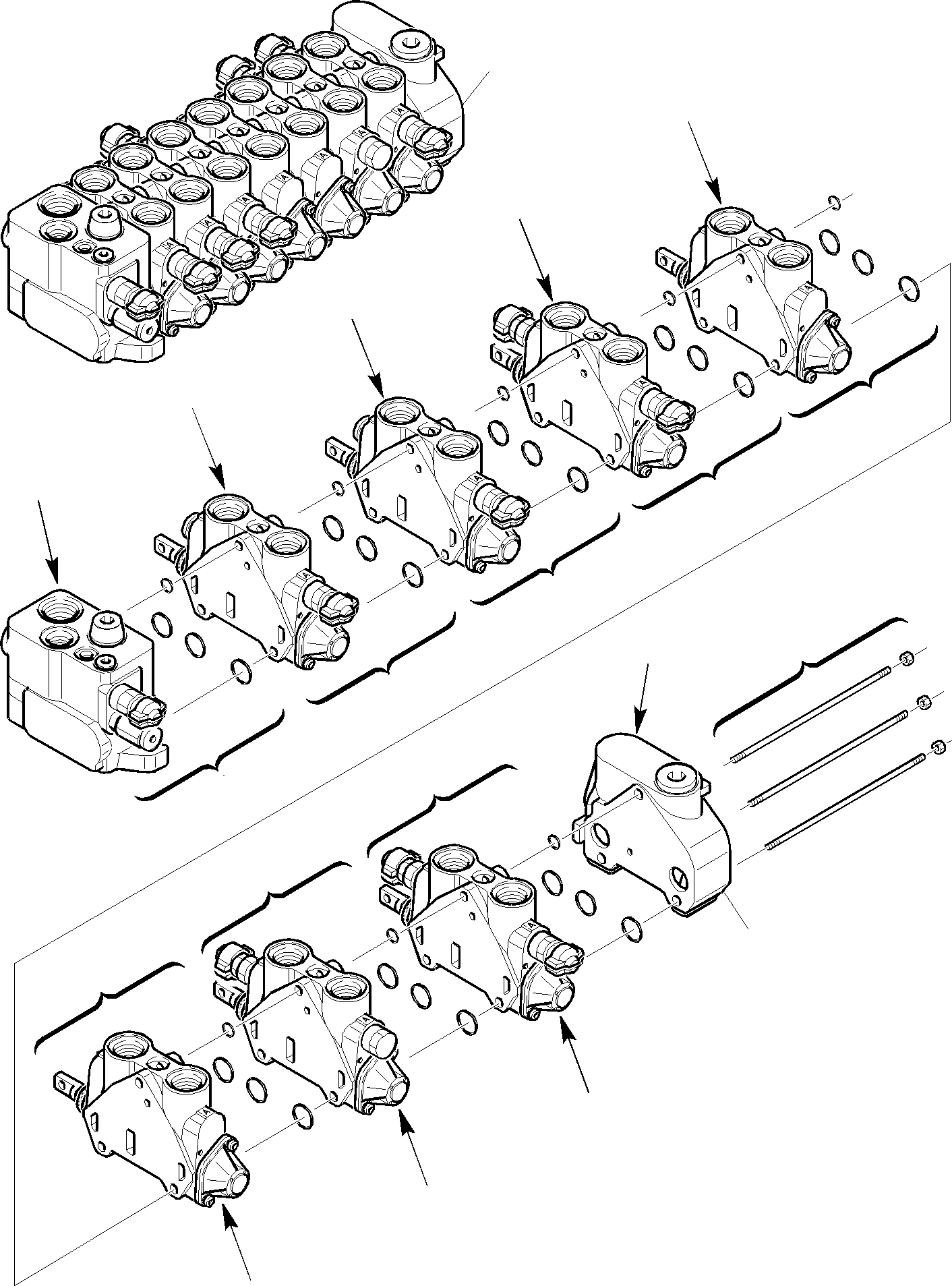 Part 24. CONTROL VALVE (7 SECTIONS) (FOR HAMMER) (1/2) [6340]