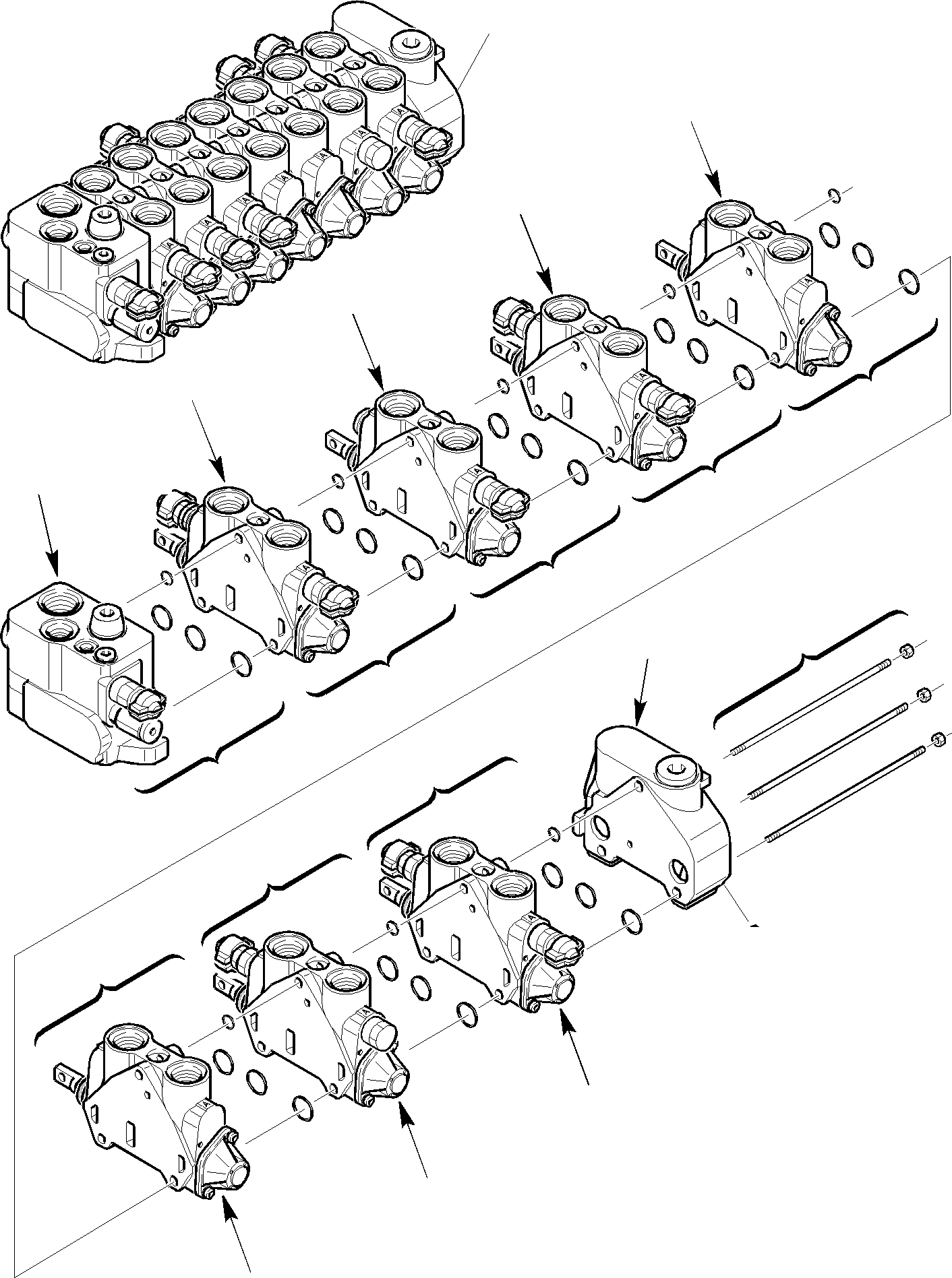 Part 30. CONTROL VALVE (7 SECTION) (FOR DEPORTABLE) (1/2) [6380]