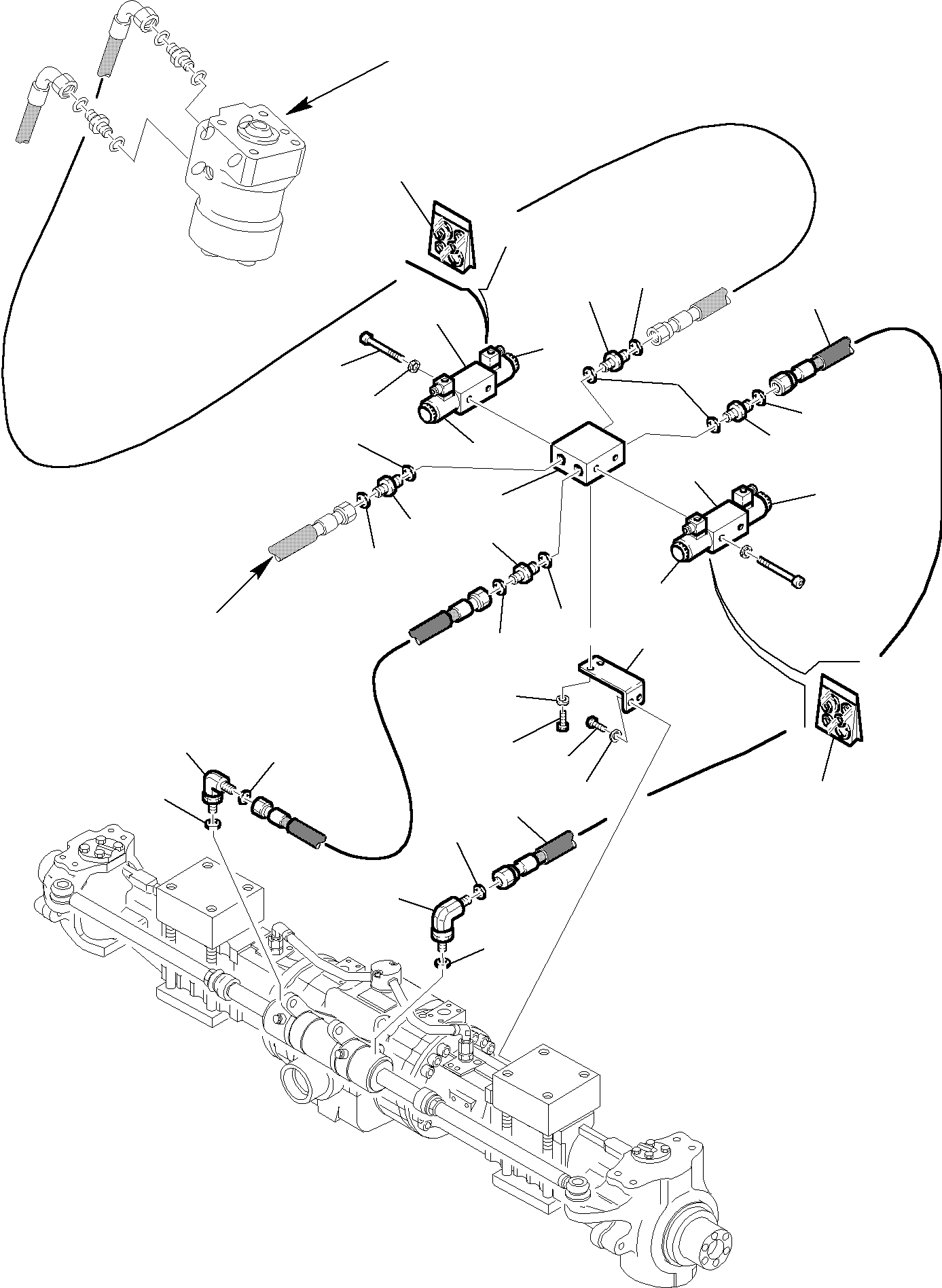 Part 42. HYDRAULIC PIPING (STEERING LINE) (3/3) [6570]