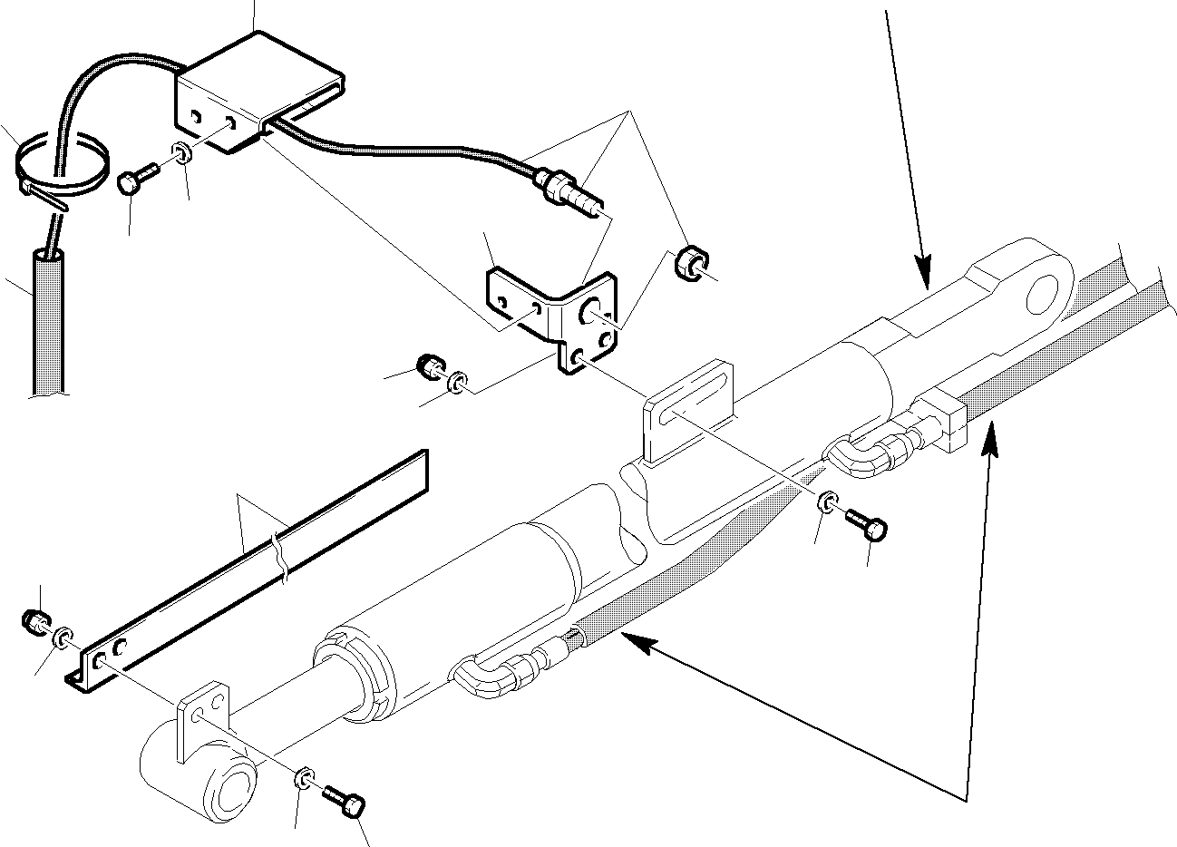 Part 51. HYDRAULIC PIPING (SHOVEL TIPPING CYLINDER LINE) (WITH RETURN TO DIG) [6645]