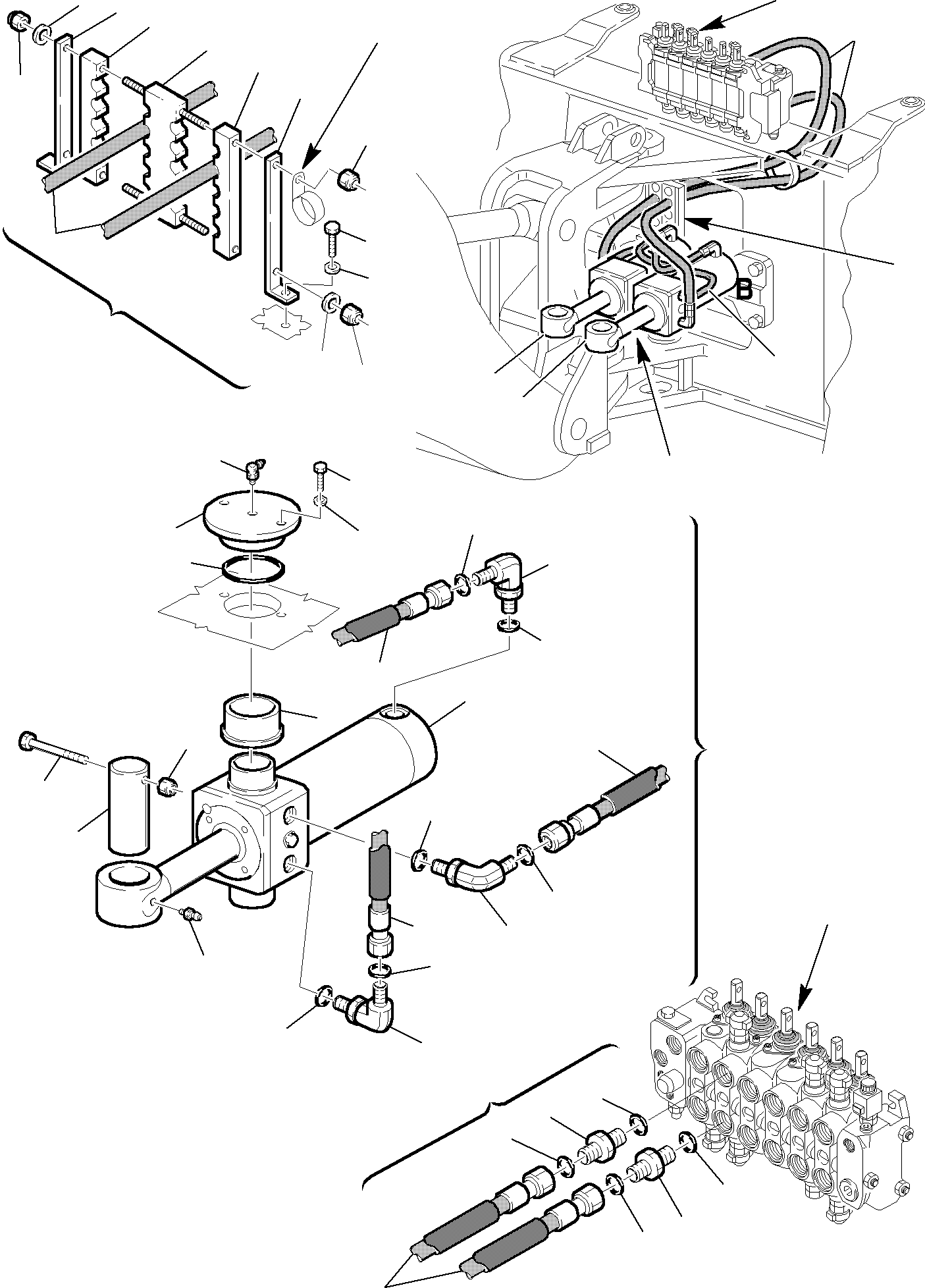 Part 59. HYDRAULIC PIPING (BOOM SWING CYLINDER LINE) [6700]