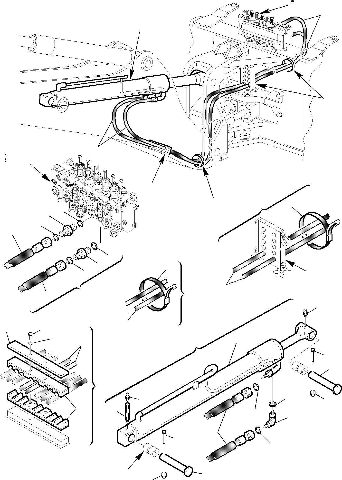 Part 60. HYDRAULIC PIPING (BOOM CYLINDER LINE) [6720]