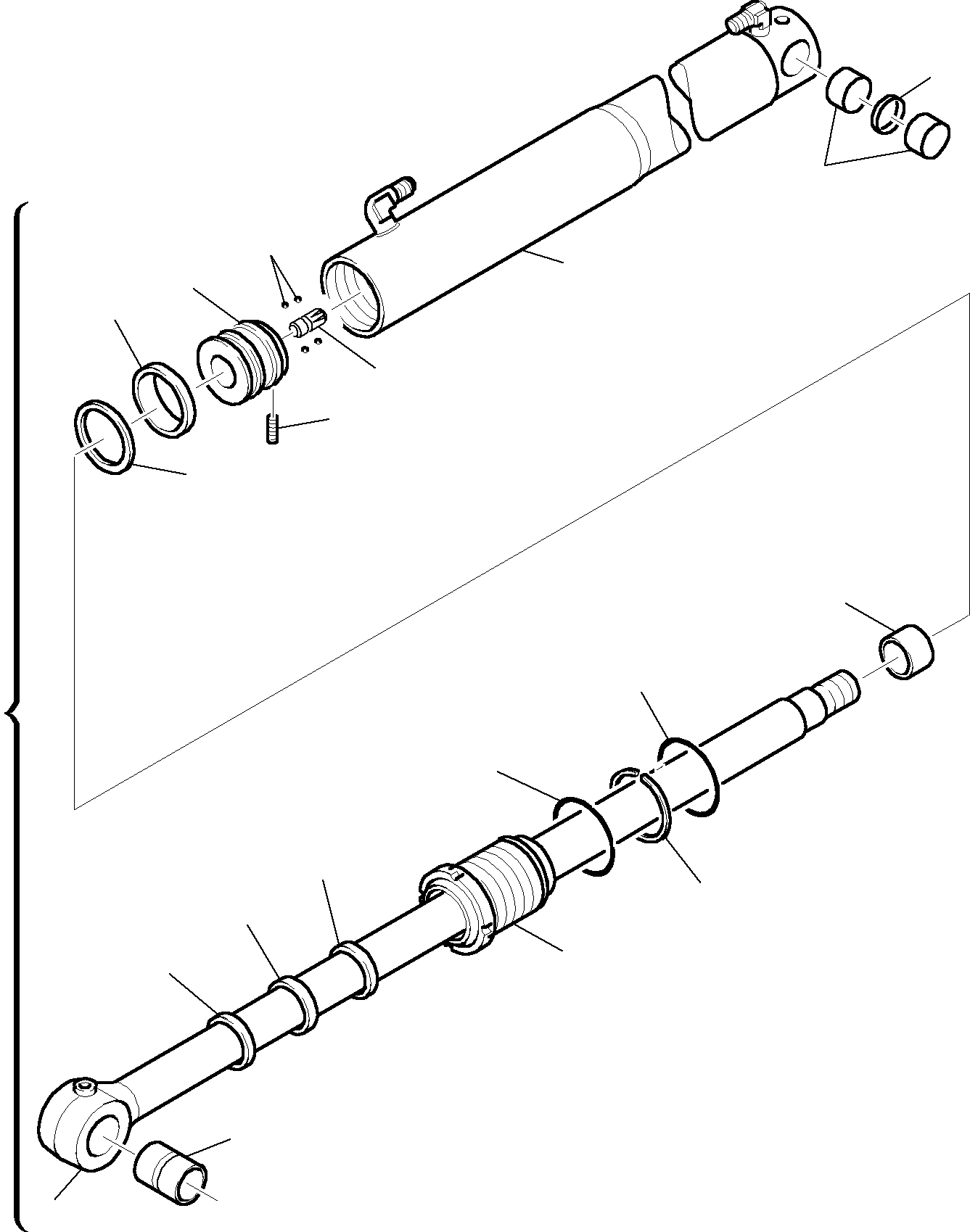 Part 70. HORIZONTAL OUTRIGGER CYLINDER RH [6790]