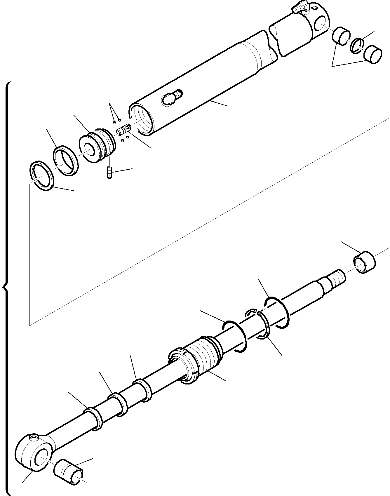 Part 71. HORIZONTAL OUTRIGGER CYLINDER LH [6795]