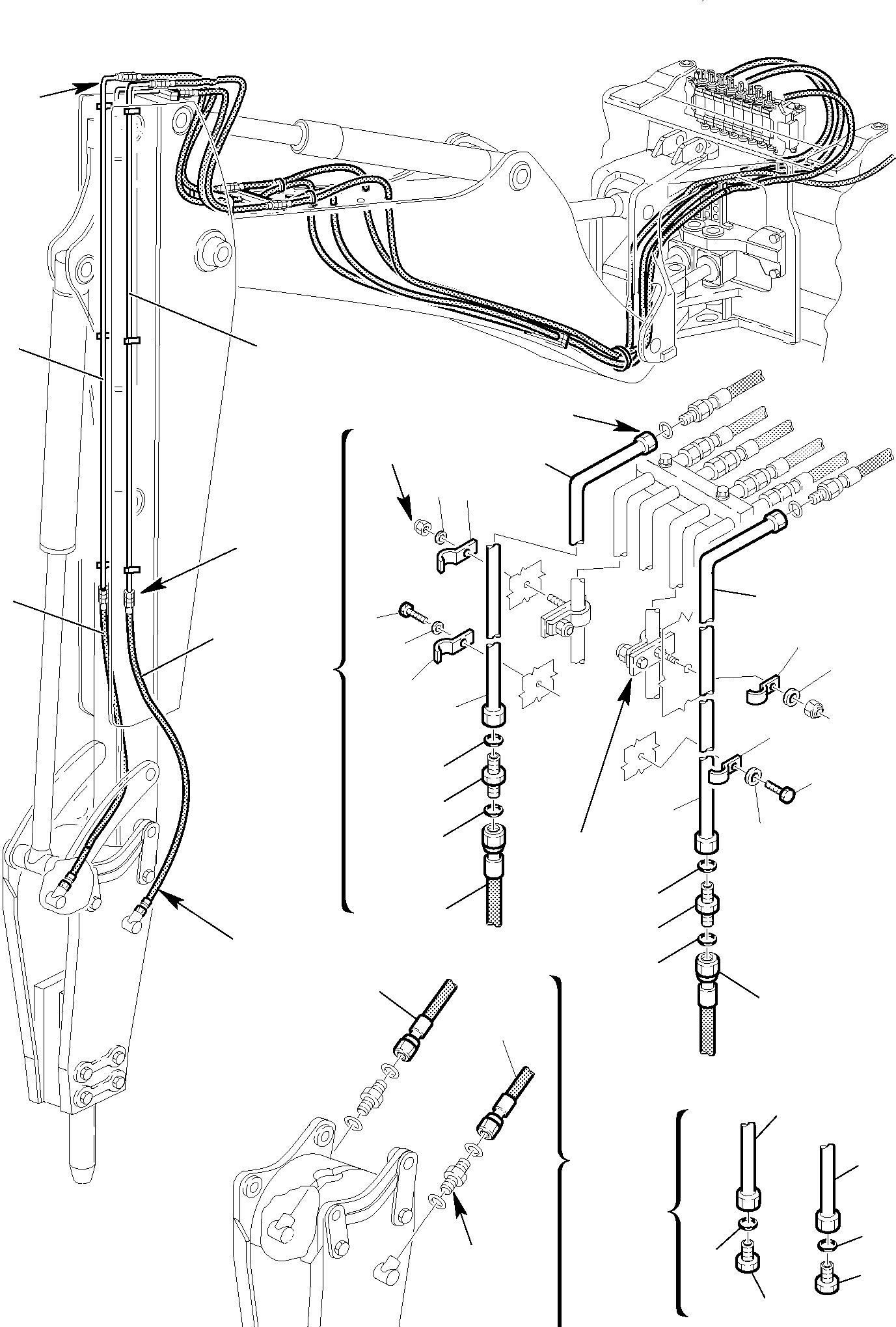 Part 80. HAMMER HYDRAULIC PIPING WITH JIG ARM (2/2) [6871]