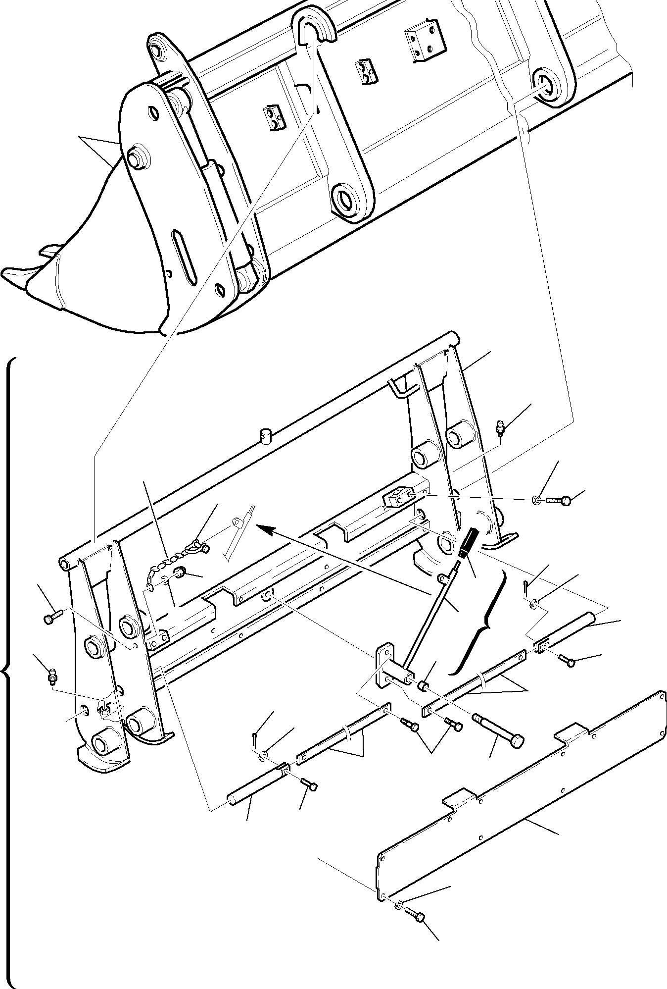 Part 13. QUICK MECHANICAL COUPLING FOR BUCKET 4 IN 1 (OPTIONAL) [7065]