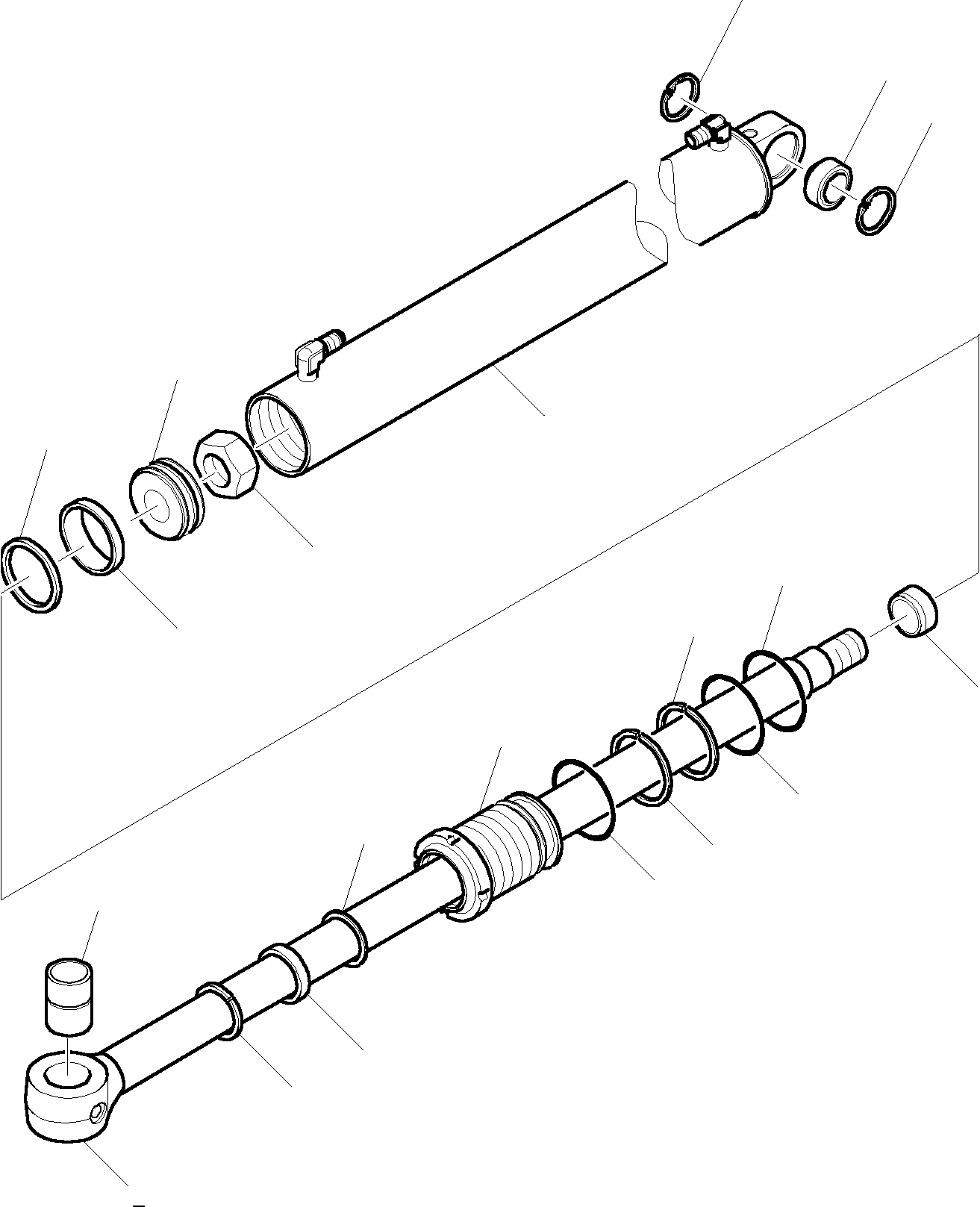 Part 30. ARM CYLINDER (FOR SIDE DIGGING BOOM) [7315]