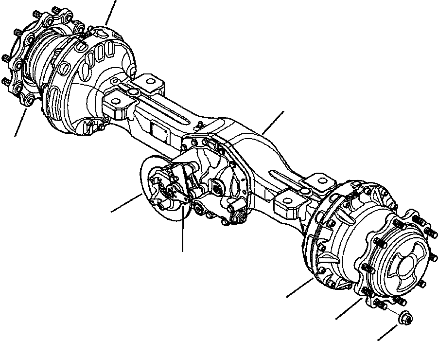 Part |$70. REAR AXLE COMPLETE ASSEMBLY [F3400-01A0]