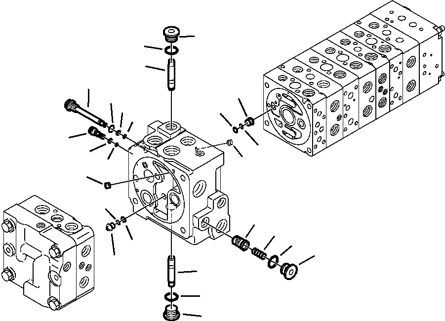 Part |$40. MAIN CONTROL VALVE BLOCK CONNECTIONS (6/18) [H6205-01A0]