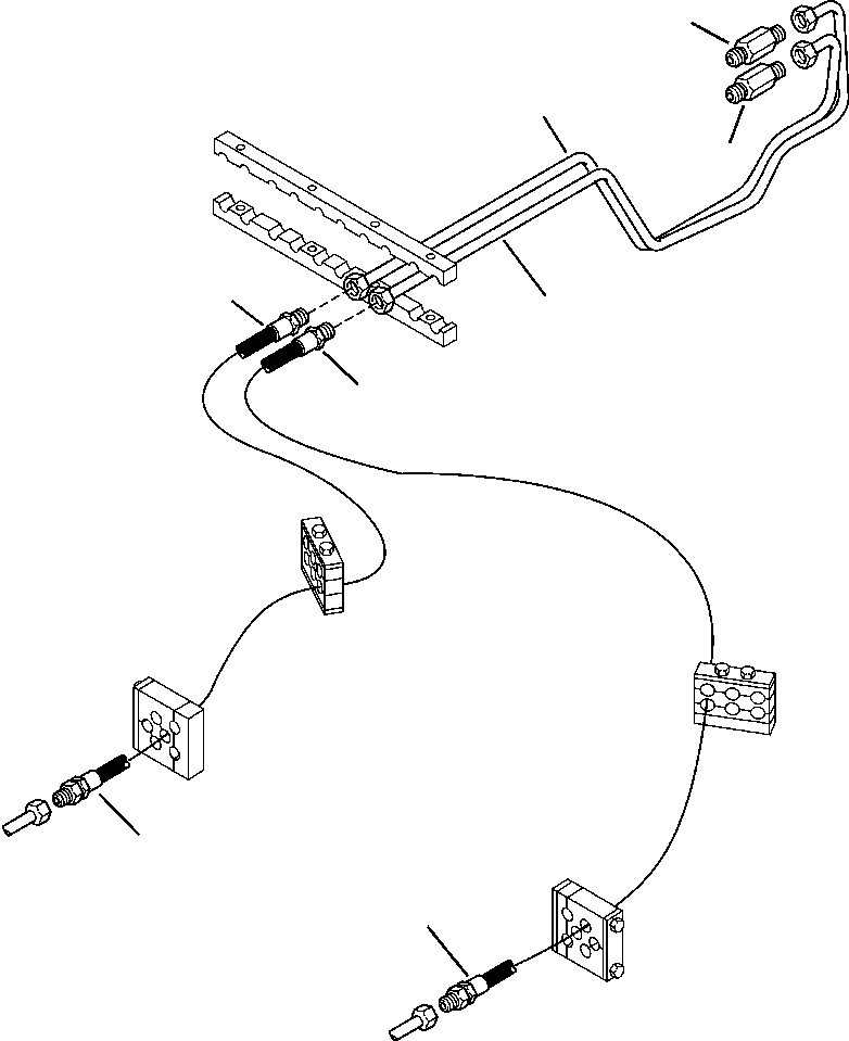 Part |$118. LOADER PIPING ADDITIONAL EQUIPMENT LINE (1/3) [H6402-01A0]