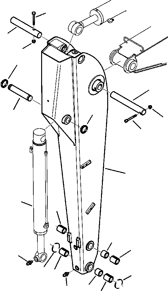 Part |$28. BACKHOE ARM STANDARD [T2015-01A0]