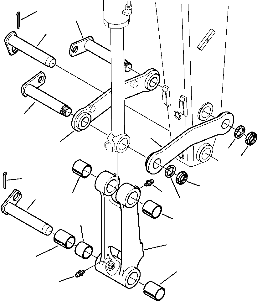 Part |$38. BACKHOE BUCKET LINKAGE STANDARD ARM [T2030-01A0]