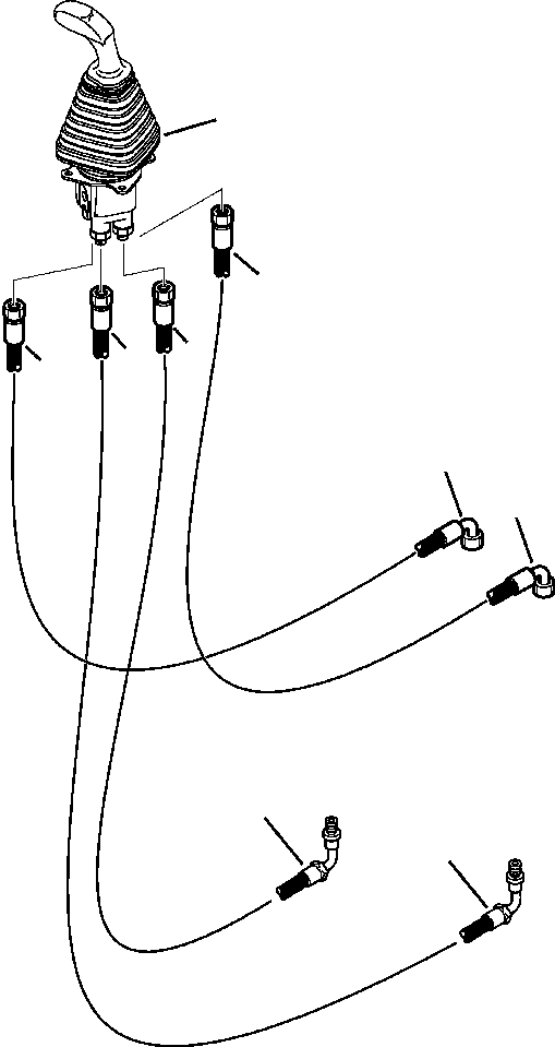 Part |$126. LOADER PIPING PPC VALVE WORK LINES [H6406-01A0]