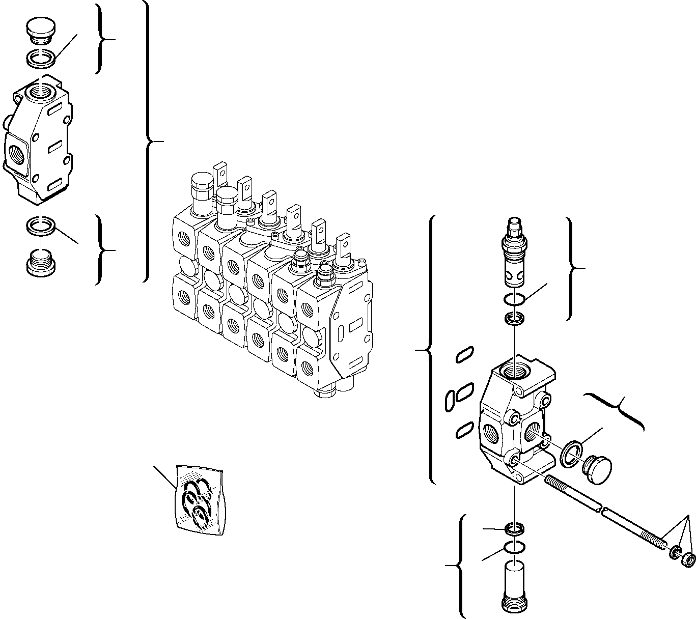 Part 7. BACKHOE CONTROL VALVE (1/4) [6250]