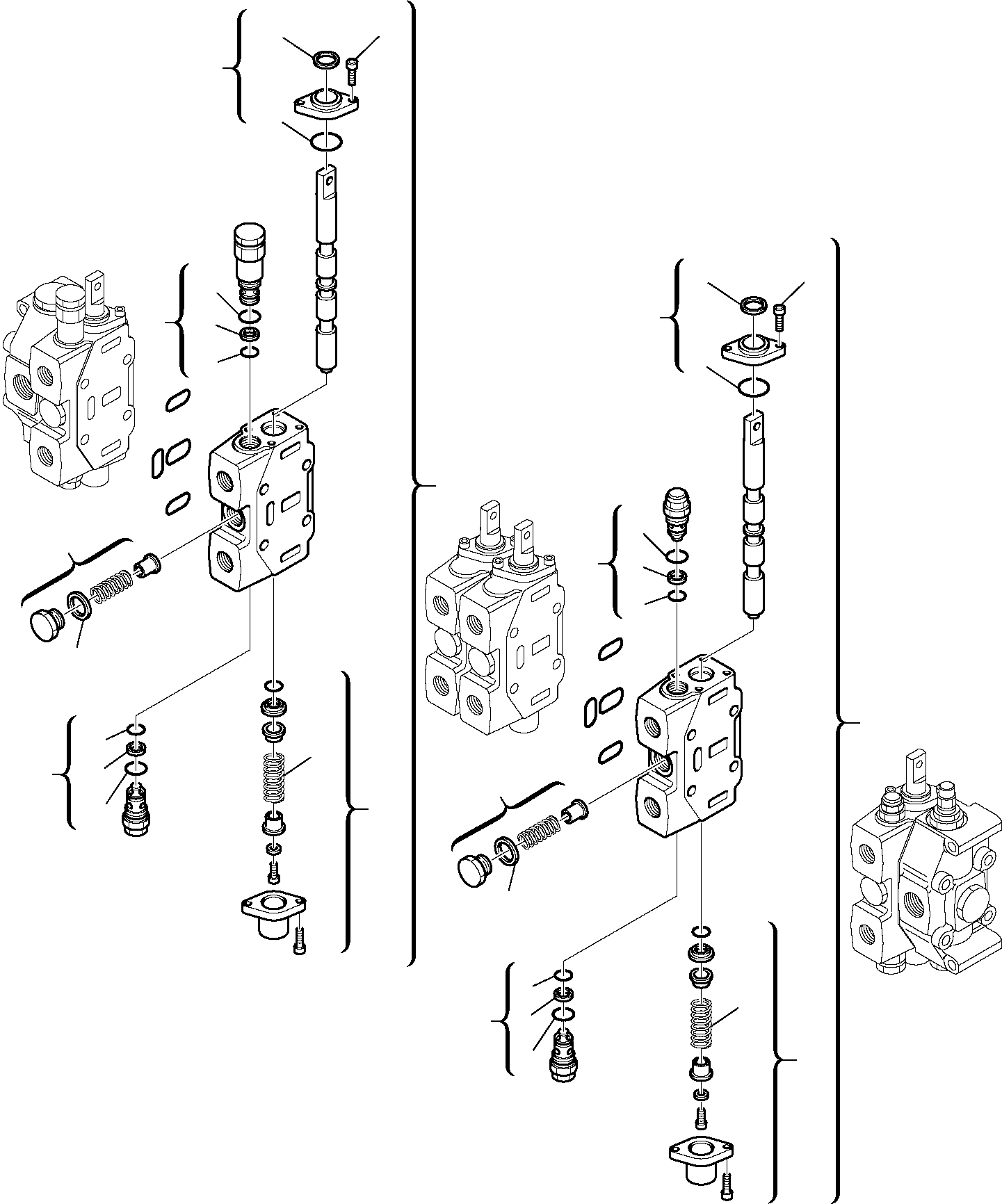 Part 9. BACKHOE CONTROL VALVE (3/4) [6252]