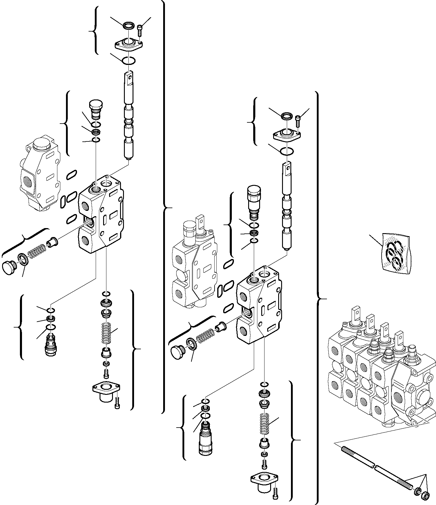 Part 13. BACKHOE CONTROL VALVE (FOR HAMMER) [6280]