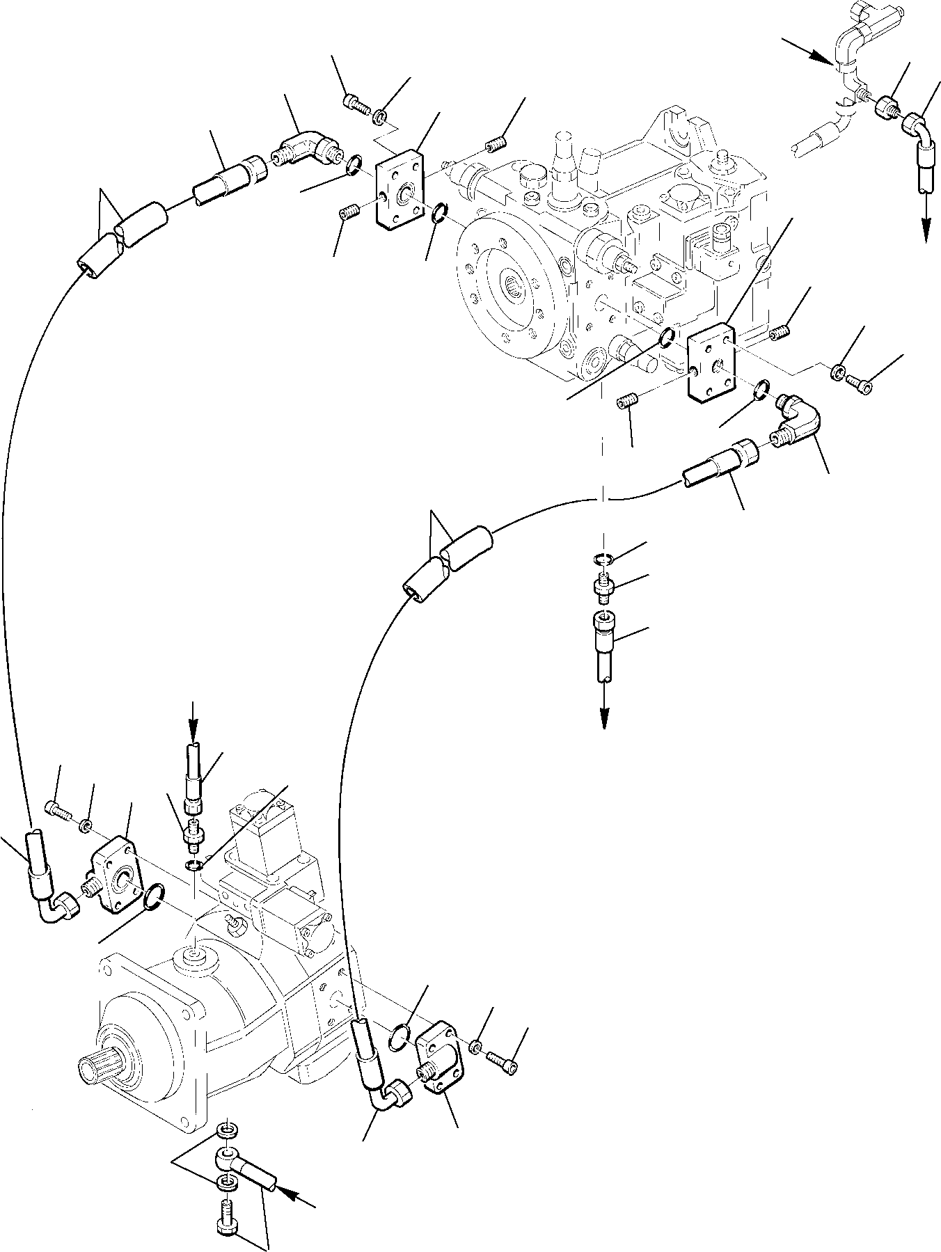 Part 21. HYDRAULIC PIPING (TRAVEL MOTOR LINE (2/2) [6541]