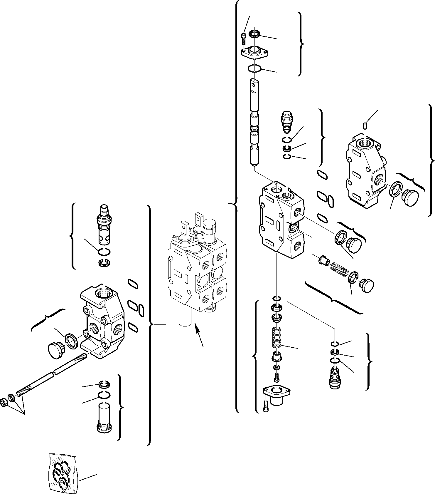 Part 5. SHOVEL CONTROL VALVE (1/2) [6200]