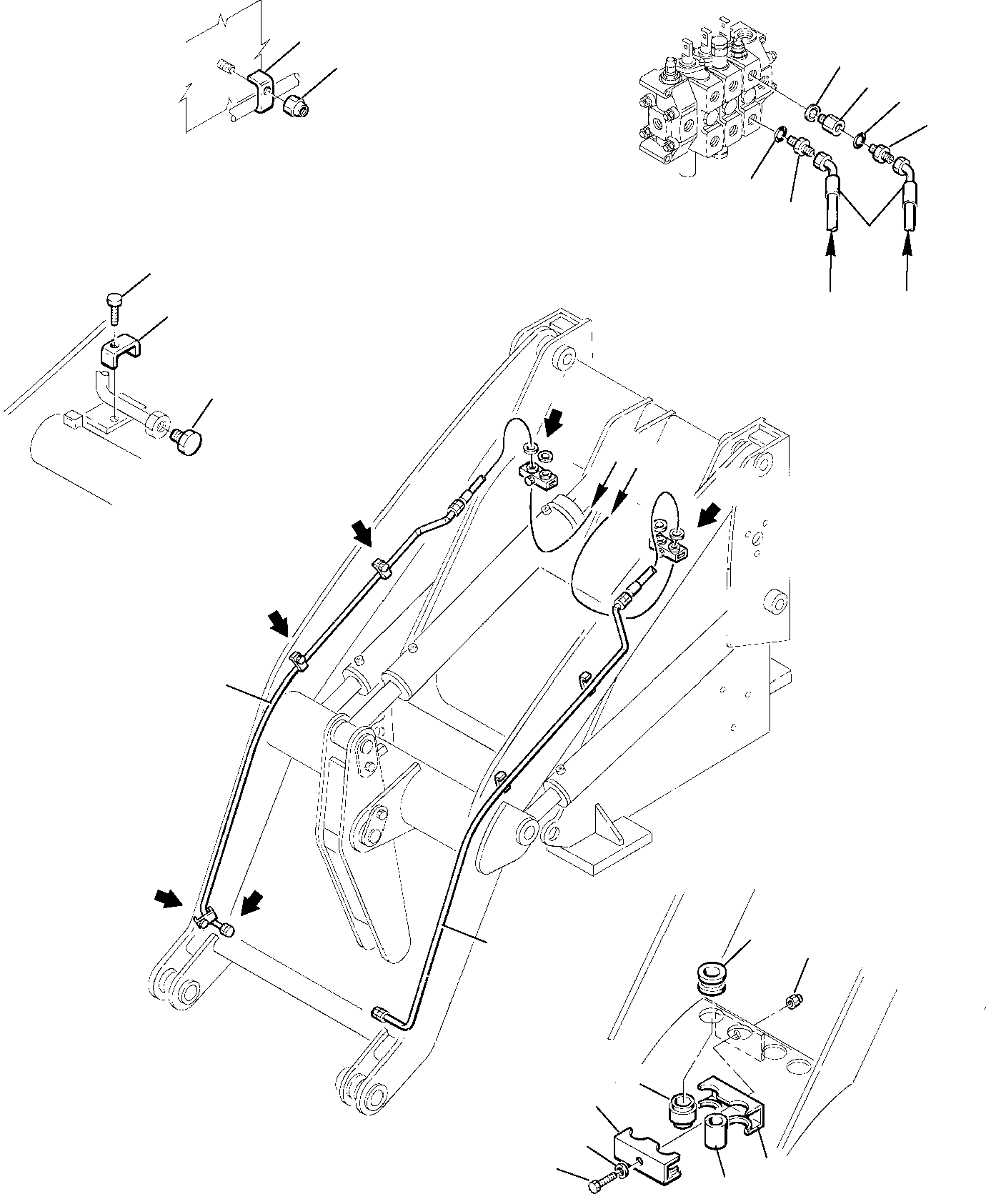 Part 29. HYDRAULIC PIPING (OPTIONAL WORK EQUIPMENT CYLINDER LINE) [6650]