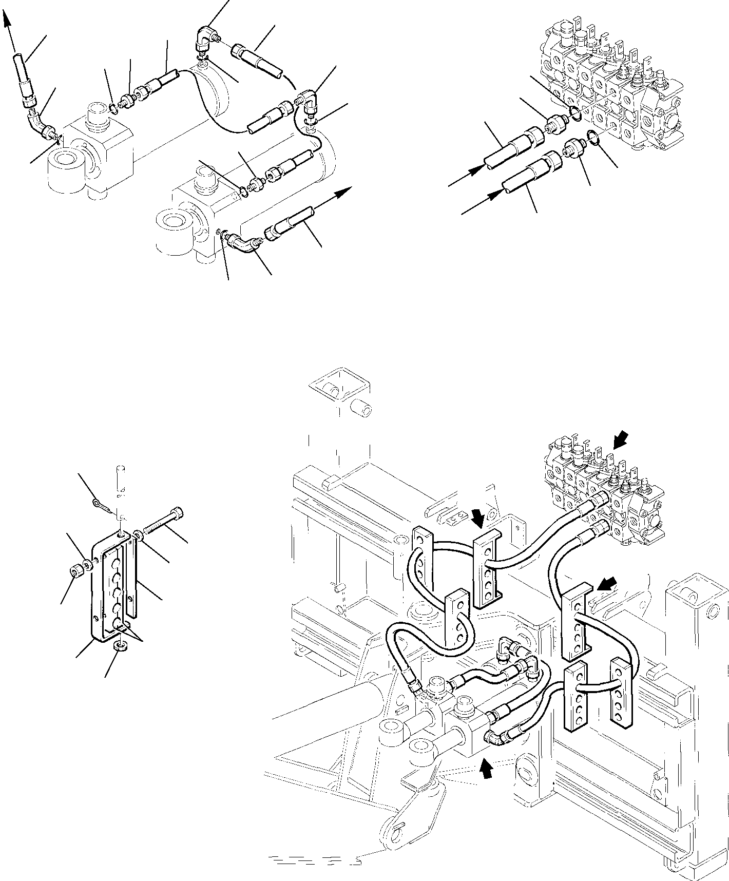 Part 32. HYDRAULIC PIPING (BOOM SWING CYLINDER LINE) [6700]