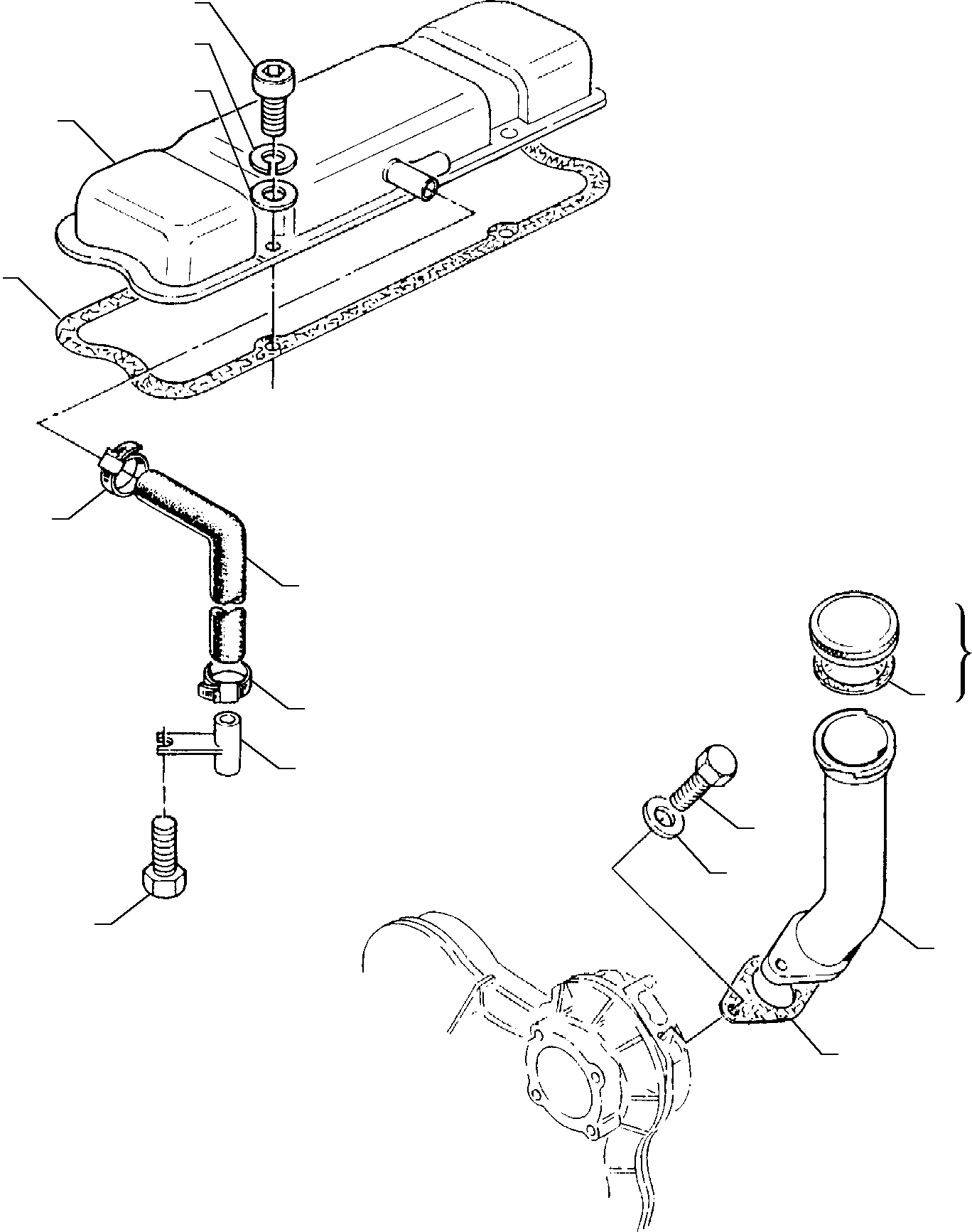 Part 7. CYLINDER HEAD COVER AND LUBRICATING OIL FILLER (ASPIRATED ENGINE) [0115]